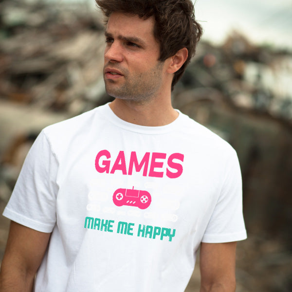 "Games Make Me Happy" Unisex T-Shirt | Premium Equestrian Apparel