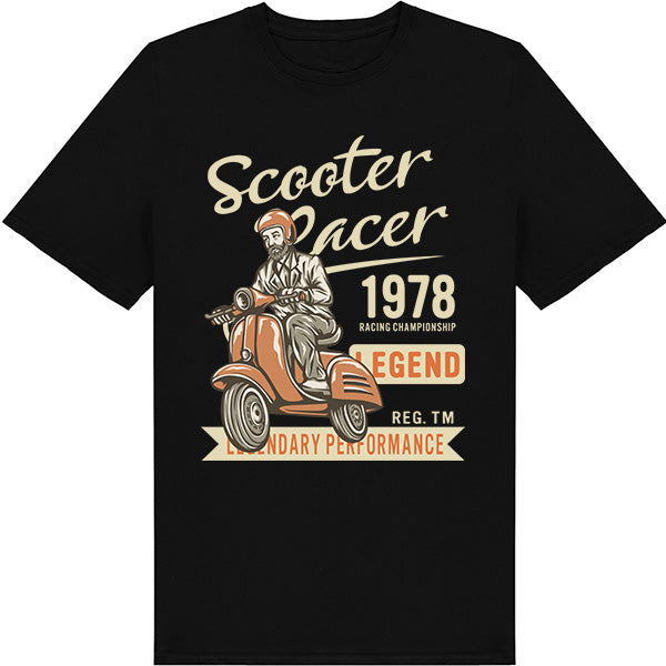 Unisex Scooter Racer T-Shirt | Ideal for Motorbike Fans