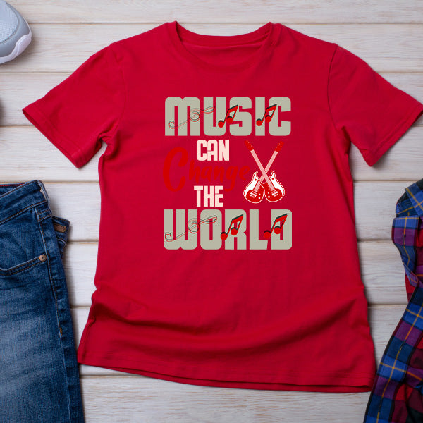 "Music Can Change The World" Unisex T-Shirt - Shop Now