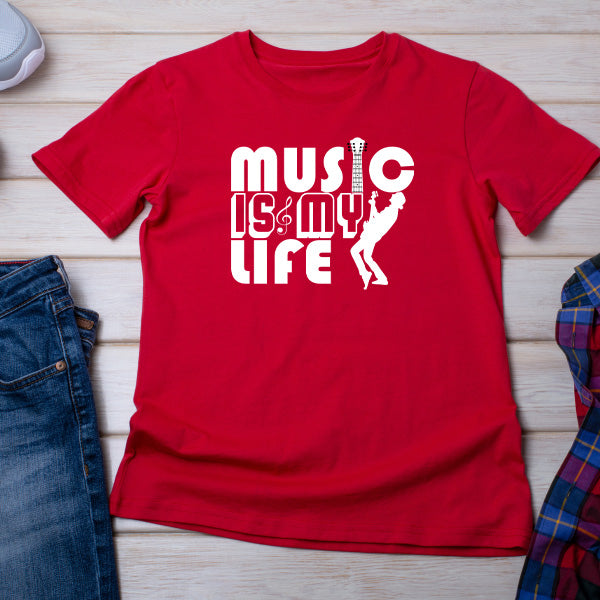 "Music Is My Life" Unisex T-Shirt | Ideal for Music Lovers