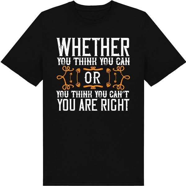 Unisex Equestrian T-Shirt - Motivational Quote | Fitness Focus