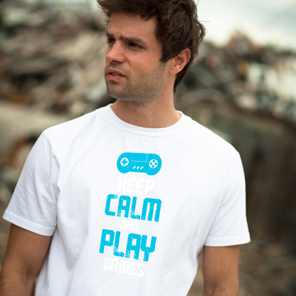 Keep Calm and Play Games T-Shirt | Premium Unisex Apparel