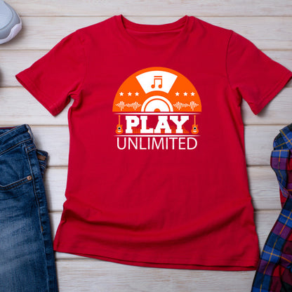 Play Unlimited Unisex T-Shirt | Ideal for Music Lovers