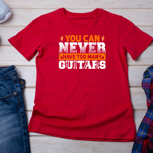 Unisex 'Too Many Guitars' T-Shirt - Ideal for Music Lovers