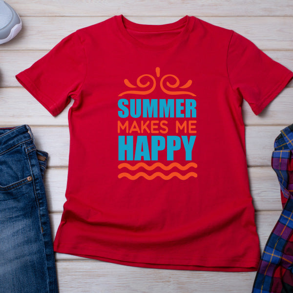 "Summer Makes Me Happy" Unisex T-Shirt | Equestrian Apparel