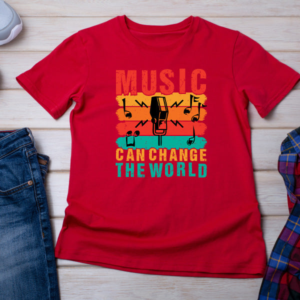 Music Can Change The World V2 T-Shirt | Unisex & Stylish