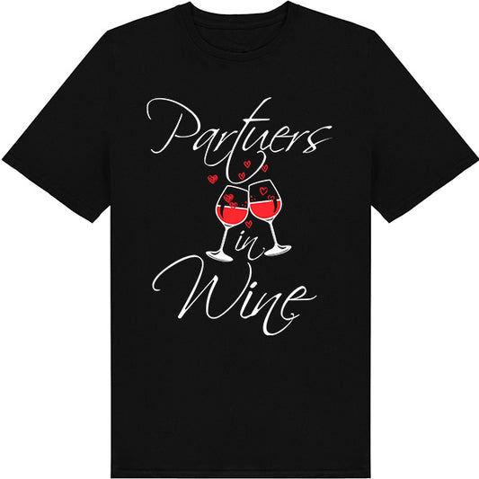 "Partners In Wine" Unisex T-Shirt | Equestrian & Wine Lovers