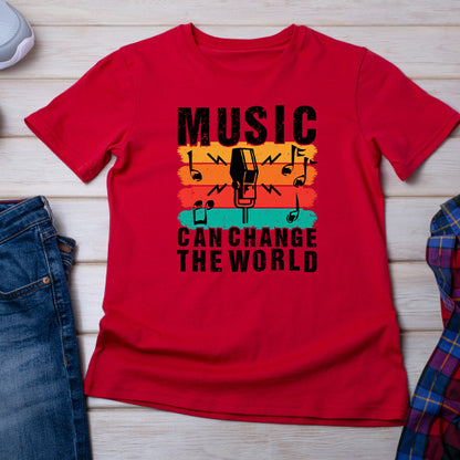 Music Can Change The World V4 T-Shirt | Unisex & Stylish