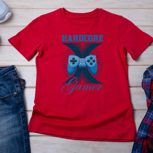 Hardcore Gamer Unisex T-Shirt | Premium Equestrian Apparel