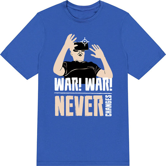 "War War Never Changes" Unisex T-Shirt | Equestrian Apparel