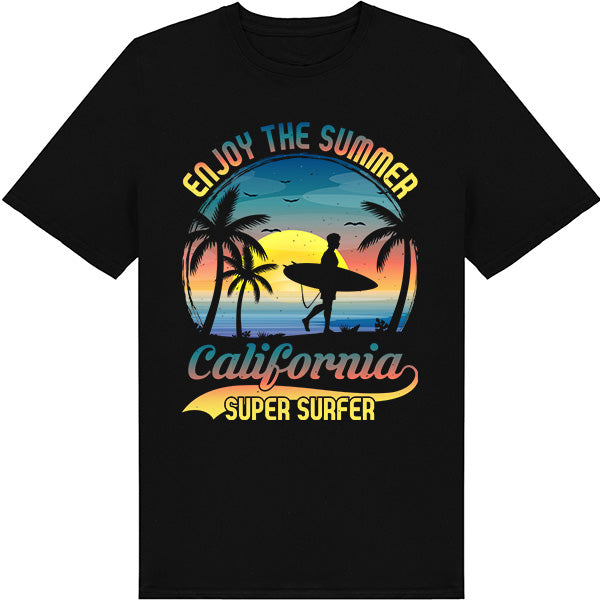 Summer California Super Surfer Unisex T-Shirt | Equestrian Shop