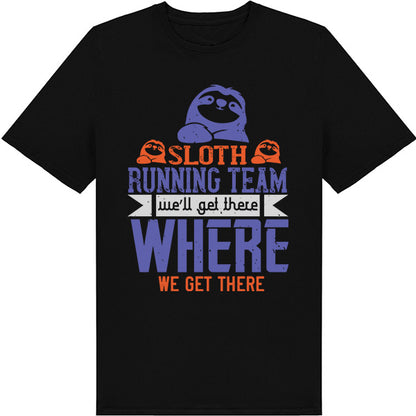 Sloth Running Team Unisex T-Shirt | Equestrian Edition