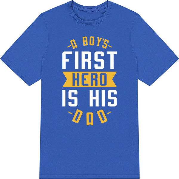 "A Boy's First Hero Is His Dad" Unisex T-Shirt | Equestrian Apparel