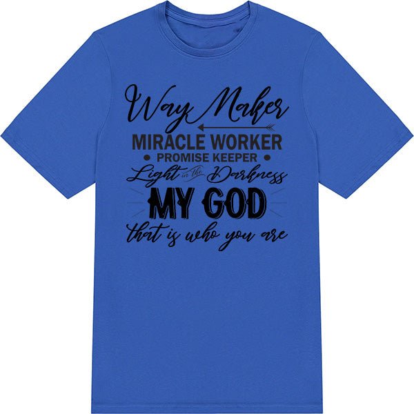 Way Maker Miracle Worker T-Shirt | Christian Equestrian Apparel