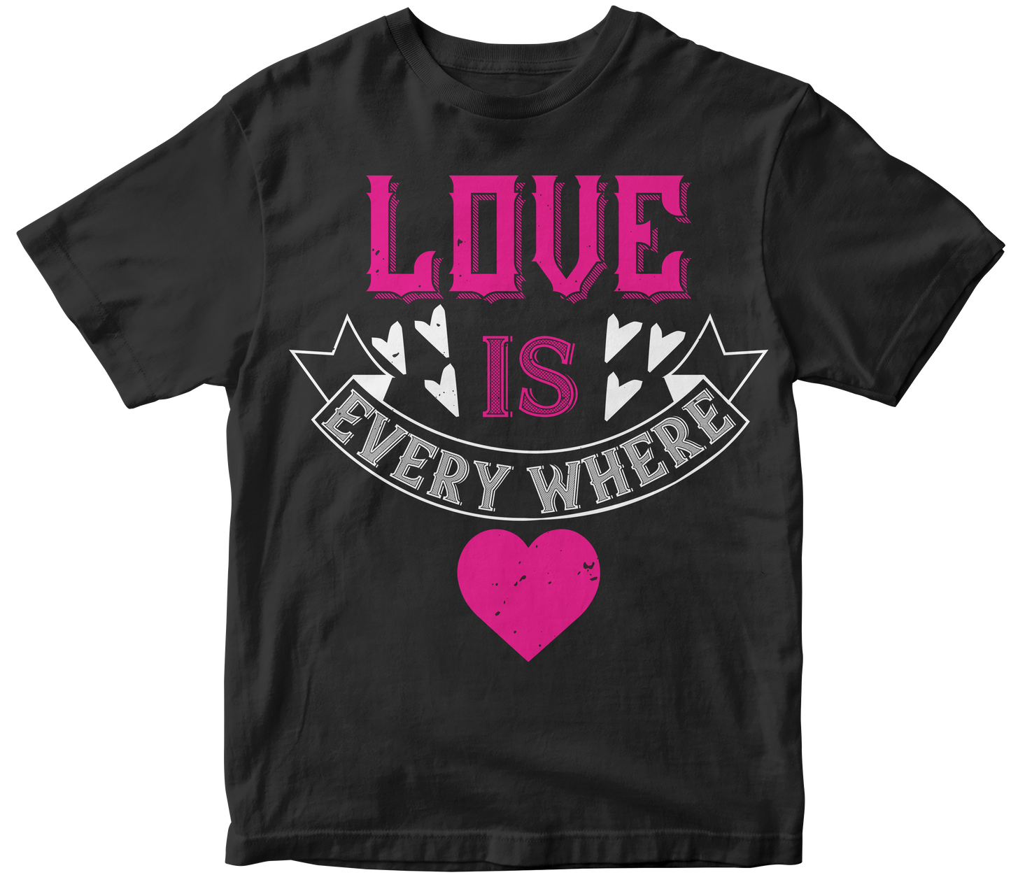 "Love Is Everywhere" Unisex T-Shirt | Valentine's Day Special