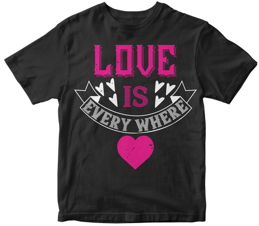 "Love Is Everywhere" Unisex T-Shirt | Valentine's Day Special