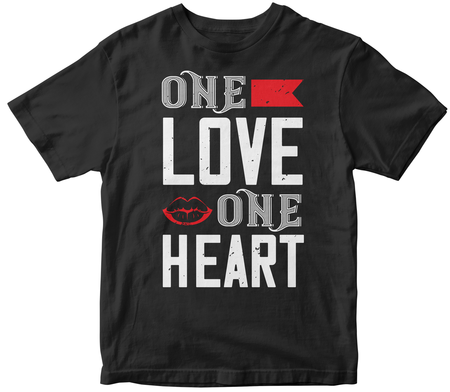 Valentine's Day Unisex T-Shirt | One Love One Heart