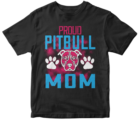 Proud Pitbull Mom Unisex T-Shirt | Perfect Gift for Moms