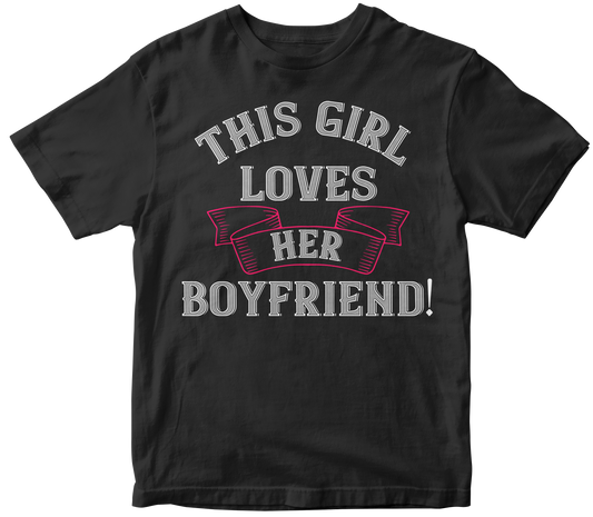 Valentine's Day Unisex T-Shirt | This Girl Loves Her Boyfriend