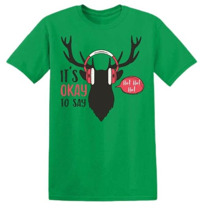 Festive "Ho Ho Ho" Holiday T-Shirt - Perfect for Equestrians