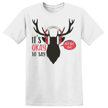 Festive "Ho Ho Ho" Holiday T-Shirt - Perfect for Equestrians